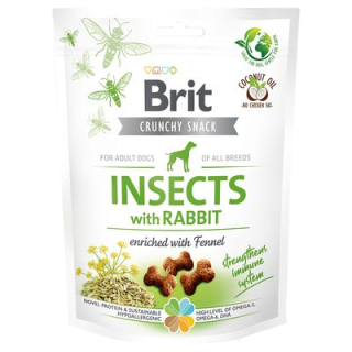 Brit Care Insects with Rabbit – hypoalergenní výcvikové pamlsky pro psy, 200 g