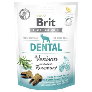 Brit Care Dental Snack Venison with Rosemary – dentální pamlsky pro psy, 150 g