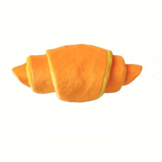 Čmuchací plyšová hračka pro psy – croissant, 13 × 7,5 cm